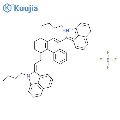 1-BUTYL-2-(2-[3-[2-(1-BUTYL-1H-BENZO[CD]INDOL-2-YLIDENE)-ETHYLIDENE]-2-PHENYL-CYCLOHEX-1-ENYL]-VINYL)-BENZO[CD]INDOLIUM TETRAFLUOROBORATE structure