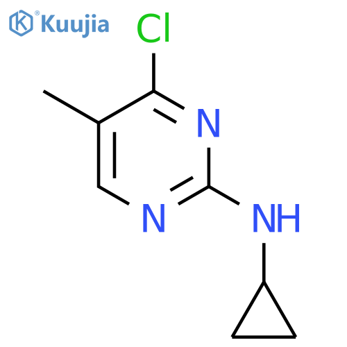 4-Chloro-N-cyclopropyl-5-methylpyrimidin-2-amine structure