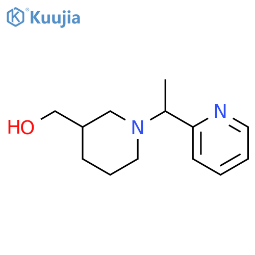 (1-(1-(Pyridin-2-yl)ethyl)piperidin-3-yl)methanol structure