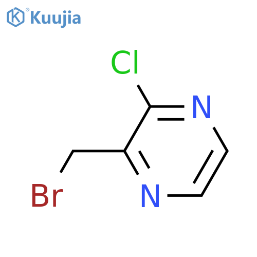 2-BROMOMETHYL-3-CHLORO-PYRAZINE structure