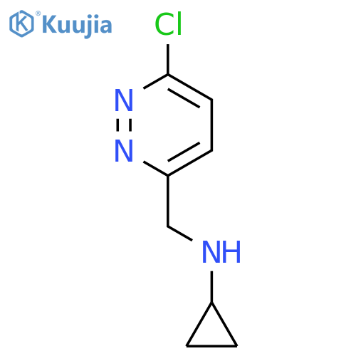 N-((6-chloropyridazin-3-yl)methyl)cyclopropanamine hydrochloride structure