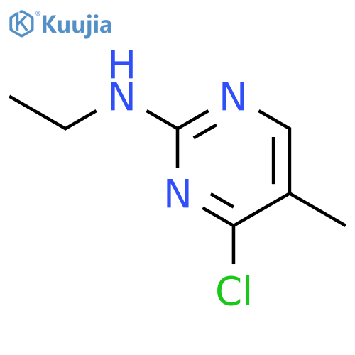 (4-CHLORO-5-METHYL-PYRIMIDIN-2-YL)-ETHYL-AMINE structure