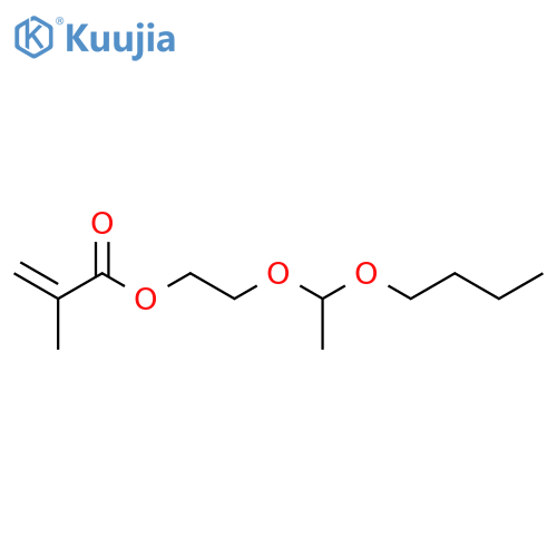 2-(1-Butoxyethoxy)ethyl 2-methylprop-2-enoate structure