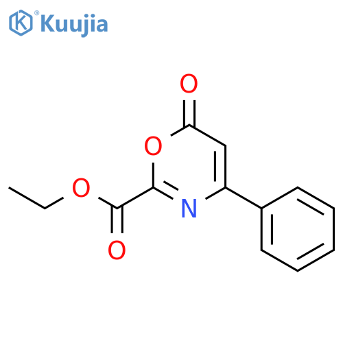 6H-1,3-Oxazine-2-carboxylic acid, 6-oxo-4-phenyl-, ethyl ester structure