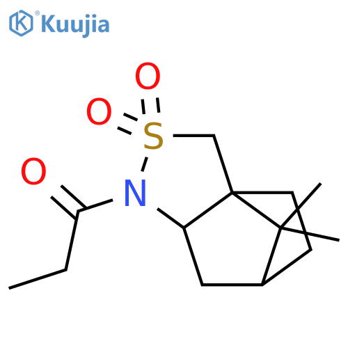 N-Propionyl-(2S)-bornane-10,2-sultam structure