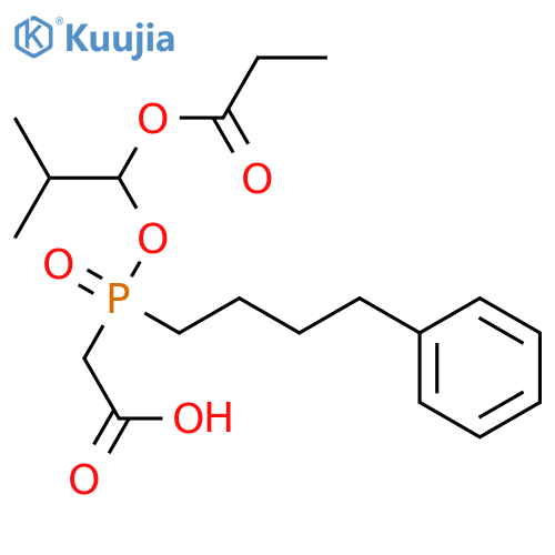 Des(4-cyclohexyl-L-proline) Fosinopril Acetic Acid structure