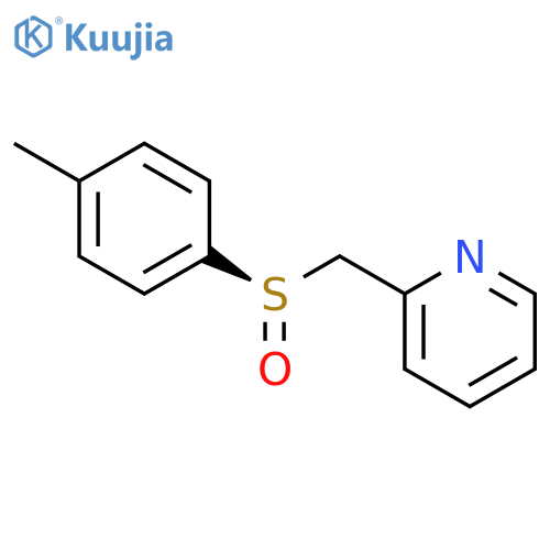Pyridine, 2-[[(R)-(4-methylphenyl)sulfinyl]methyl]- structure