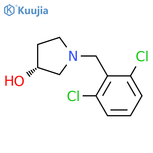 (R)-1-(2,6-Dichloro-benzyl)-pyrrolidin-3-ol structure