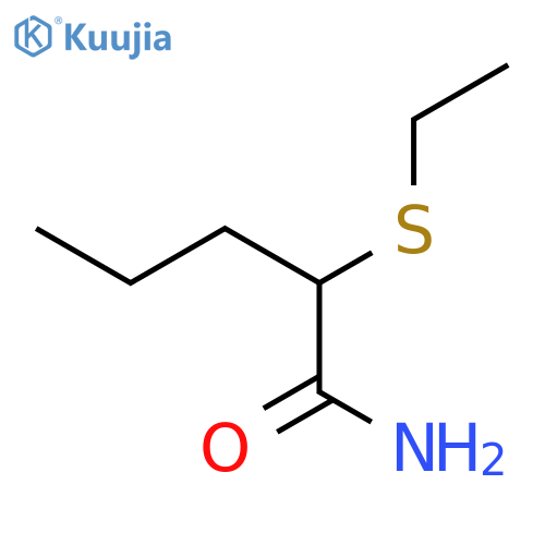 Pentanamide,2-(ethylthio)- structure