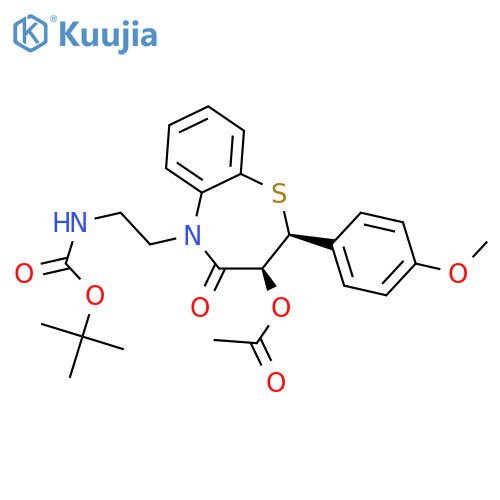 N,N-Didesmethyl N-tert-Butoxycarbonyl Diltiazem structure