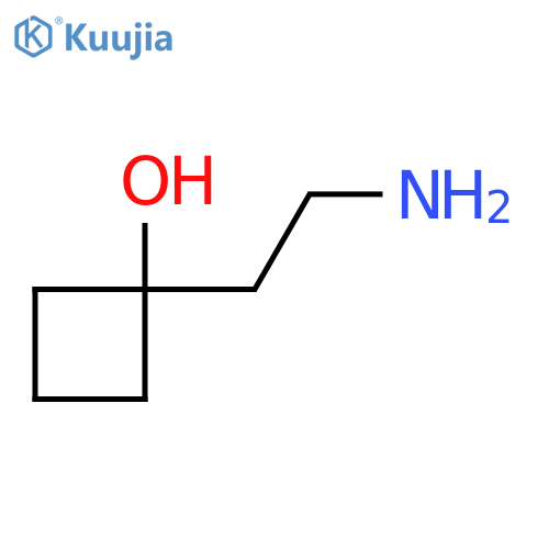 1-(2-Aminoethyl)cyclobutan-1-ol structure