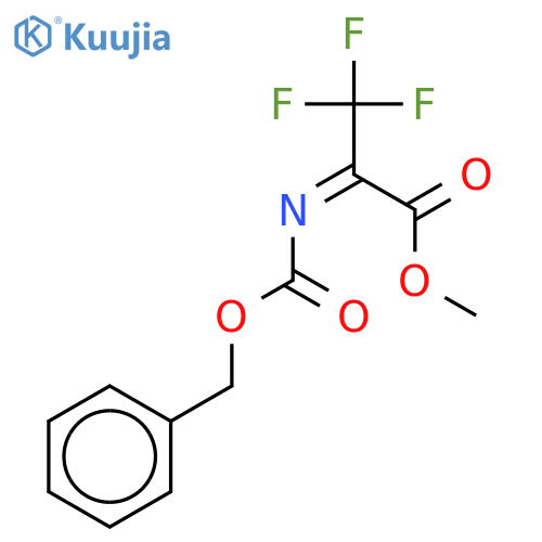 Propanoic acid, 3,3,3-trifluoro-2-[[(phenylmethoxy)carbonyl]imino]-,methyl ester structure