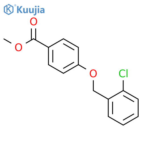 Methyl 4-((2-chlorobenzyl)oxy)benzoate structure