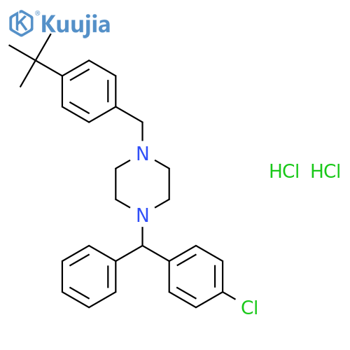 Buclizine dihydrochloride structure