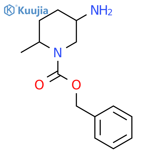 benzyl (2S,5S)-5-amino-2-methylpiperidine-1-carboxylate structure