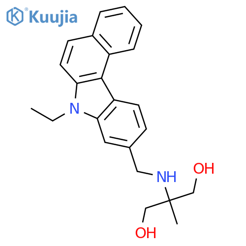 1,3-Propanediol,2-[[(7-ethyl-7H-benzo[c]carbazol-9-yl)methyl]amino]-2-methyl- structure
