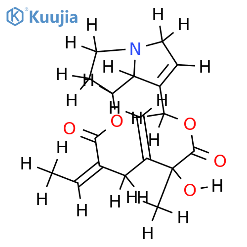 12-hydroxy-senecion-13(19)-ene-11,16-dione structure