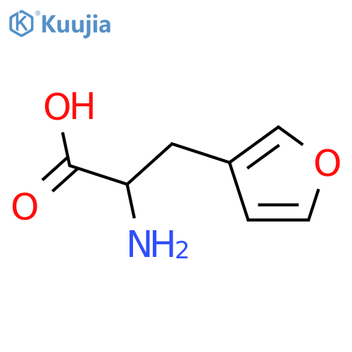 (2S)-2-amino-3-(furan-3-yl)propanoic acid structure