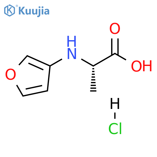 (S)-2-Amino-3-(furan-3-yl)propionate hydrochloride structure