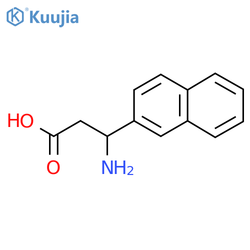 DL-3-Amino-3-(2-naphthyl)propionic acid structure