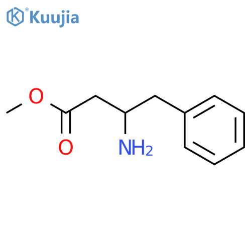 Methyl 3-amino-4-phenylbutanoate structure