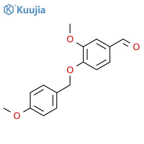 3-methoxy-4-(4-methoxybenzyl)oxybenzenecarbaldehyde structure