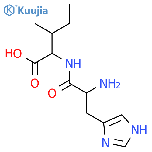 L-Isoleucine, L-histidyl- structure