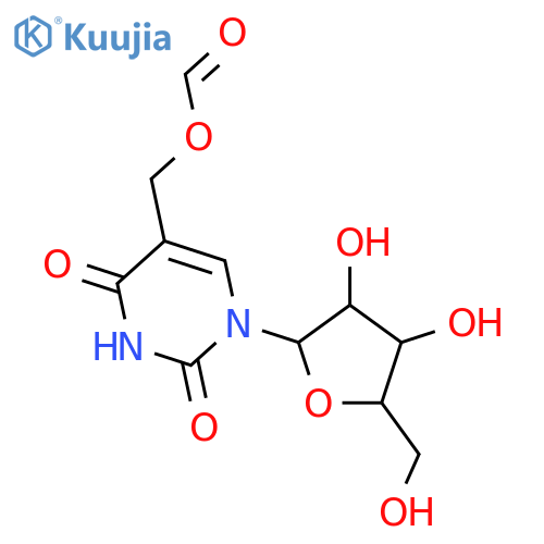 Uridine,5-[(formyloxy)methyl]- (9CI) structure