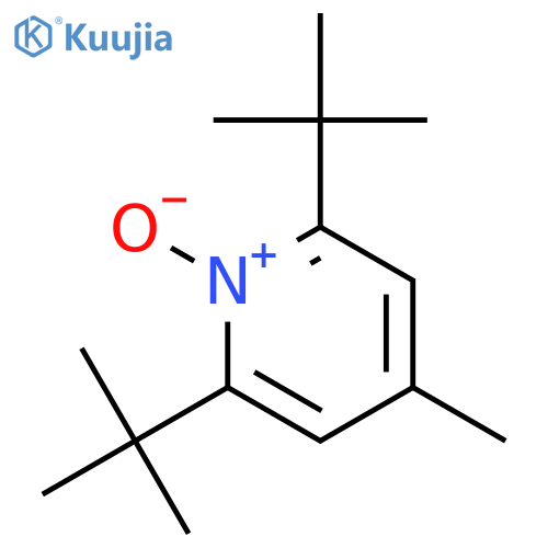 Pyridine, 2,6-bis(1,1-dimethylethyl)-4-methyl-, 1-oxide structure