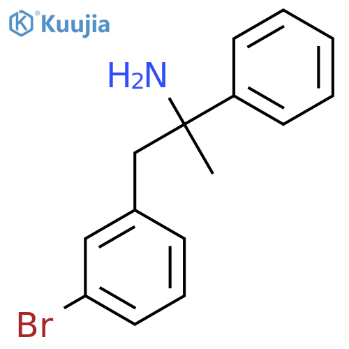 1-(3-Bromophenyl)-2-phenylpropan-2-amine structure