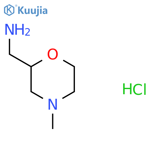 1-(4-Methyl-2-morpholinyl)methanamine hydrochloride structure