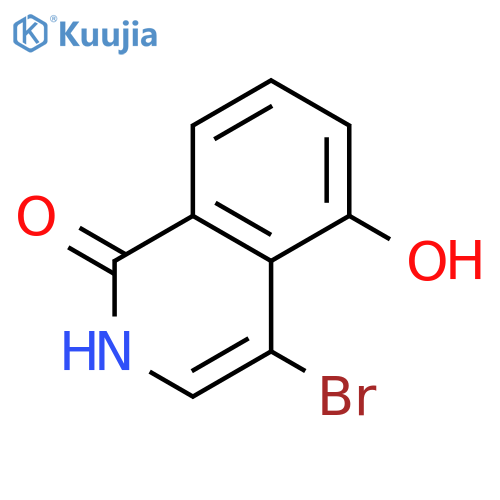 4-Bromo-5-hydroxyisoquinolin-1(2H)-one structure