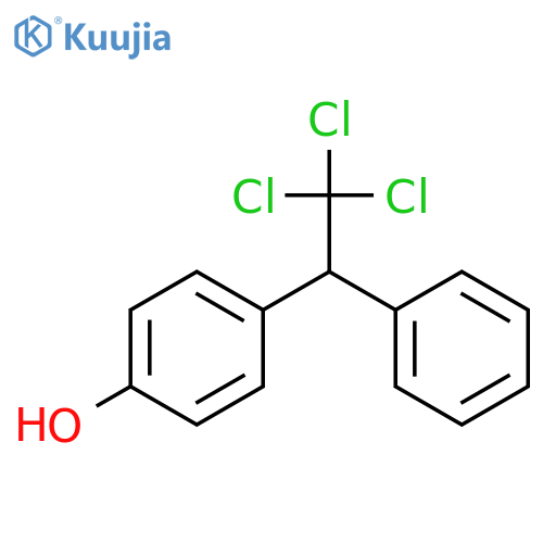Phenol, 4-(2,2,2-trichloro-1-phenylethyl)- structure