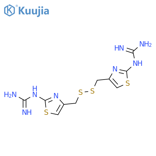 Bis(2-guanidino-4-thiazolyl)methyldisulfide (>85% Purity)(Famotidine Impurity) structure