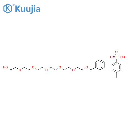 2,5,8,11,14,17-Hexaoxanonadecan-19-ol, 1-phenyl-,4-methylbenzenesulfonate structure