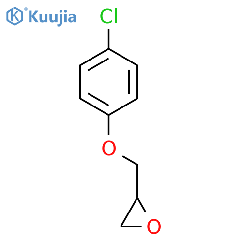 (s)-2-((4-chlorophenoxy)methyl)oxirane structure
