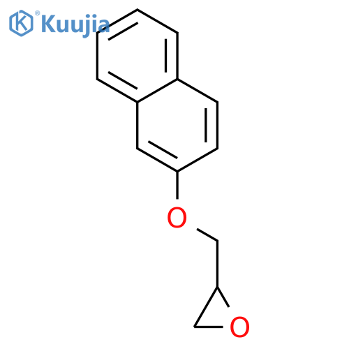 Oxirane, [(2-naphthalenyloxy)methyl]-, (2S)- structure