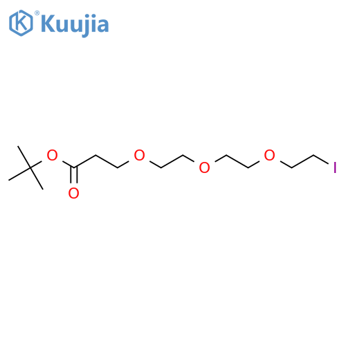Tert-butyl 3-(2-(2-(2-iodoethoxy)ethoxy)ethoxy)propanoate structure