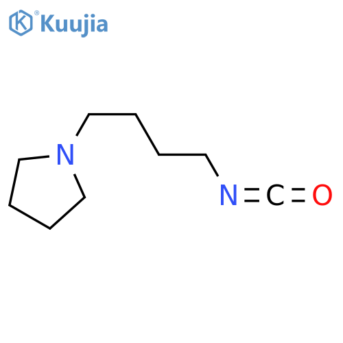 1-(4-isocyanatobutyl)pyrrolidine structure