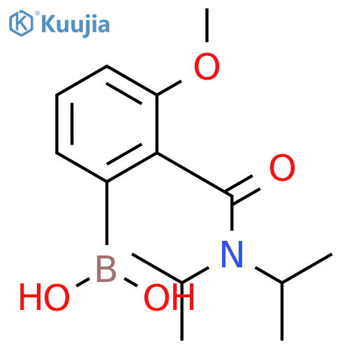 (2-(Diisopropylamino)carbonyl-3-methoxyphenyl)boronic acid structure