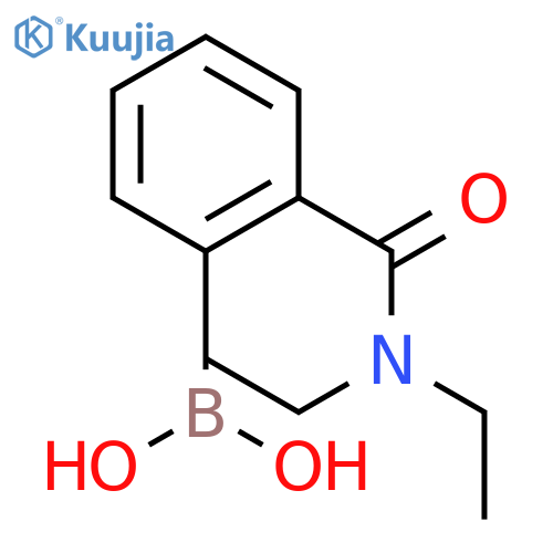 (2-(Diethylcarbamoyl)phenyl)boronic acid structure