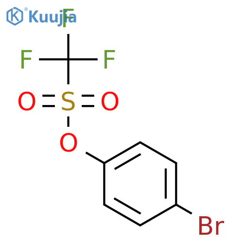 4-Bromophenyl trifluoromethanesulfonate structure