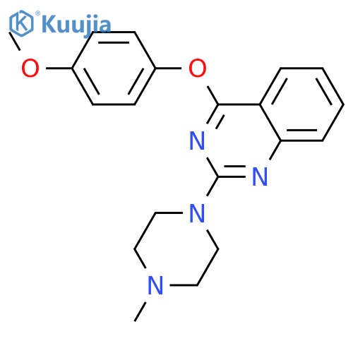 Quinazoline,4-(4-methoxyphenoxy)-2-(4-methyl-1-piperazinyl)- structure