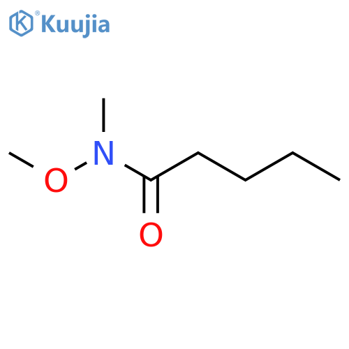 N-Methoxy-N-methylpentanamide structure
