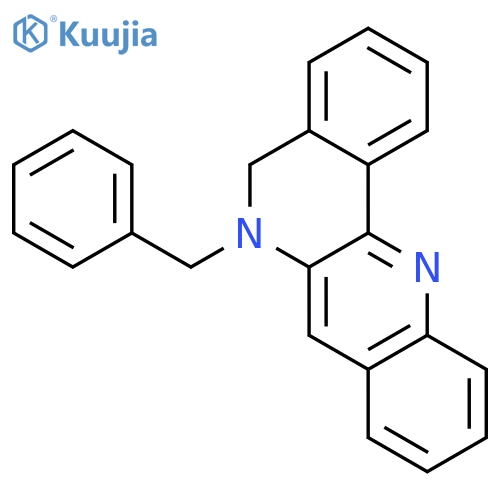 DIBENZO[B,H][1,5]NAPHTHYRIDINE, 5,6-DIHYDRO-6-(PHENYLMETHYL)- structure