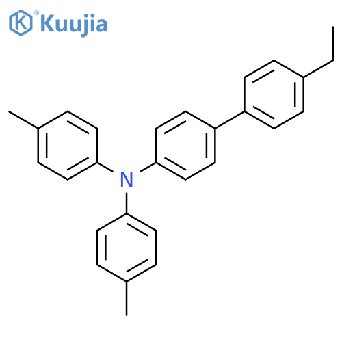 [1,1'-Biphenyl]-4-amine, 4'-ethyl-N,N-bis(4-methylphenyl)- structure