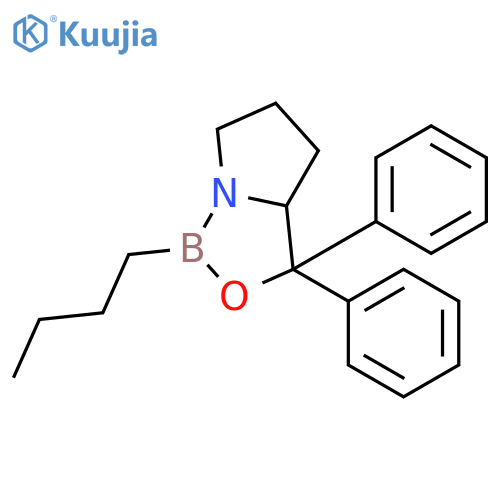 1H,3H-Pyrrolo[1,2-c][1,3,2]oxazaborole,1-butyltetrahydro-3,3-diphenyl-, (S)- structure