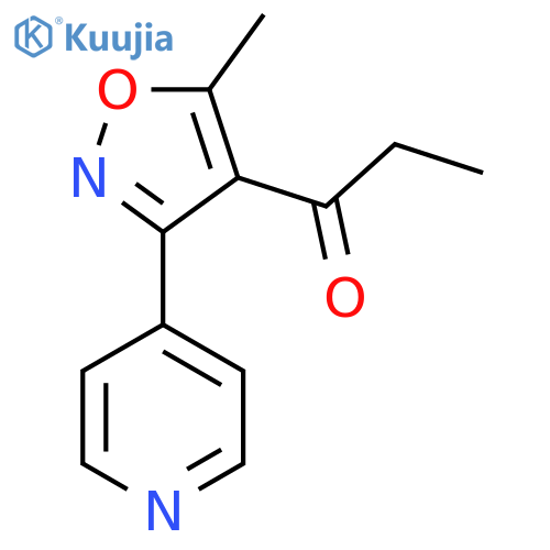 1-(5-Methyl-3-(pyridin-4-yl)isoxazol-4-yl)propan-1-one structure