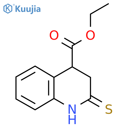 Ethyl 2-thioxo-1,2,3,4-tetrahydroquinoline-4-carboxylate structure