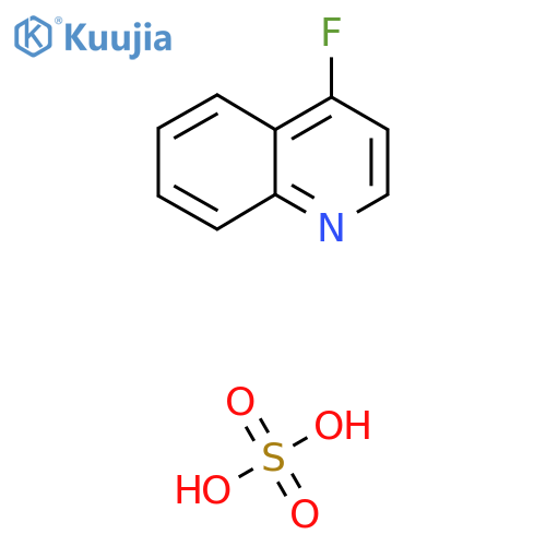 4-Fluoroquinoline sulfate structure
